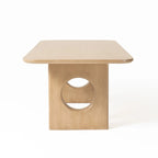 Nova Domus Oshana Modern White Oak Dining Table