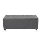 Porthos Home Ved Storage Bench, Flip Top, Fabric Upholstery