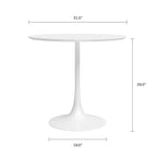 Jamesdar Kurv 31.5 Mid-Century Modern Cafe Table