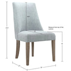 Martha Stewart Winfield Upholstered Dining chair Set of 2