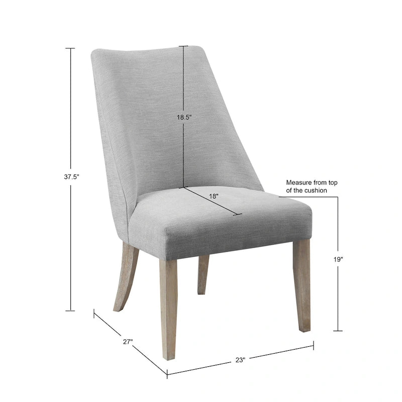 Martha Stewart Winfield Upholstered Dining chair Set of 2