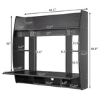 39 Exquisite Room-saving Wall Built-up Computer Desk