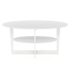 Furinno JAYA Oval Coffee Table