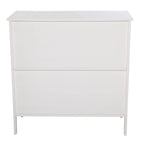 Transparent Door Free Standing Accent Storage Cabinet For Kitchen Dining White