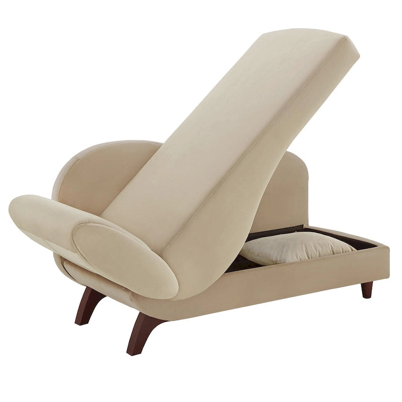 Aideen 2-tone Storage Chaise by iNSPIRE Q Modern