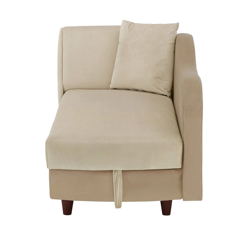Aideen 2-tone Storage Chaise by iNSPIRE Q Modern