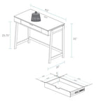 Neorustic Smart Desk with USB Ports