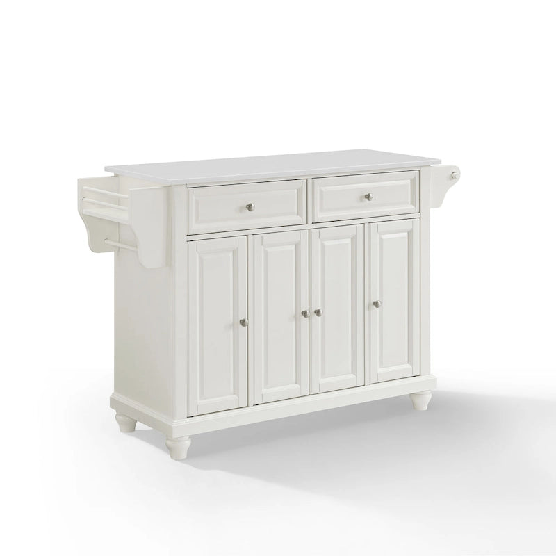 Crosley Cambridge Granite Top Full Size Kitchen Island/Cart - 51.5 W x 18 D x 36 H