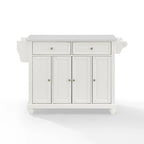 Crosley Cambridge Granite Top Full Size Kitchen Island/Cart - 51.5 W x 18 D x 36 H