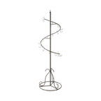Brown Metal Classic Spiral Purse Tree