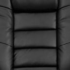 Contemporary Multi-Position Upholstered Recliner Chair with Ottoman