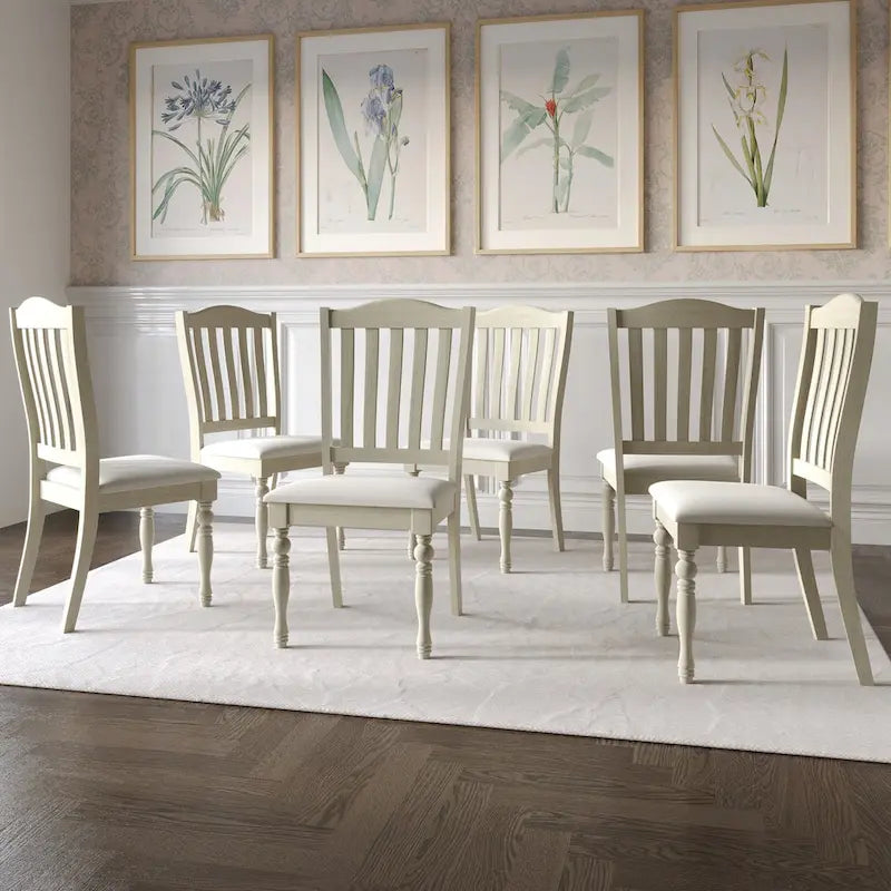 CraftPorch Mid-century Elegant Two-tone 7-piece Dining Set
