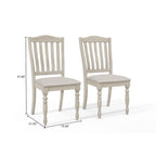 CraftPorch Mid-century Elegant Two-tone 7-piece Dining Set