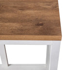 Farmhouse Style Rustic Entryway Console Table