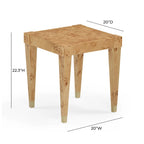 Brandyss Burl End Table