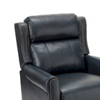 Felisa 32.48 Wide Genuine Leather Manual Recline Set of 2