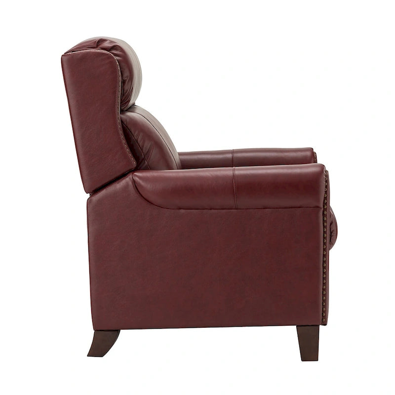 Felisa 32.48 Wide Genuine Leather Manual Recline Set of 2