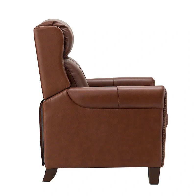 Felisa 32.48 Wide Genuine Leather Manual Recline Set of 2