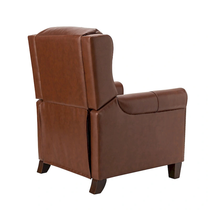 Felisa 32.48 Wide Genuine Leather Manual Recline Set of 2