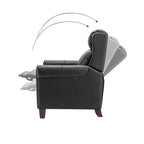 Felisa 32.48 Wide Genuine Leather Manual Recline Set of 2