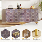 Modern Buffet Sideboard Cabinet with Storage for Dining Room (Set of 2)