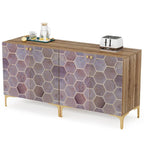 Modern Buffet Sideboard Cabinet with Storage for Dining Room (Set of 2)