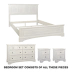 Farmhouse Basics Queen Bedroom Set 4 pc