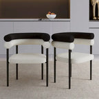 Modern Minimalist 6 - Person Sintered Stone Extendable Dining Set