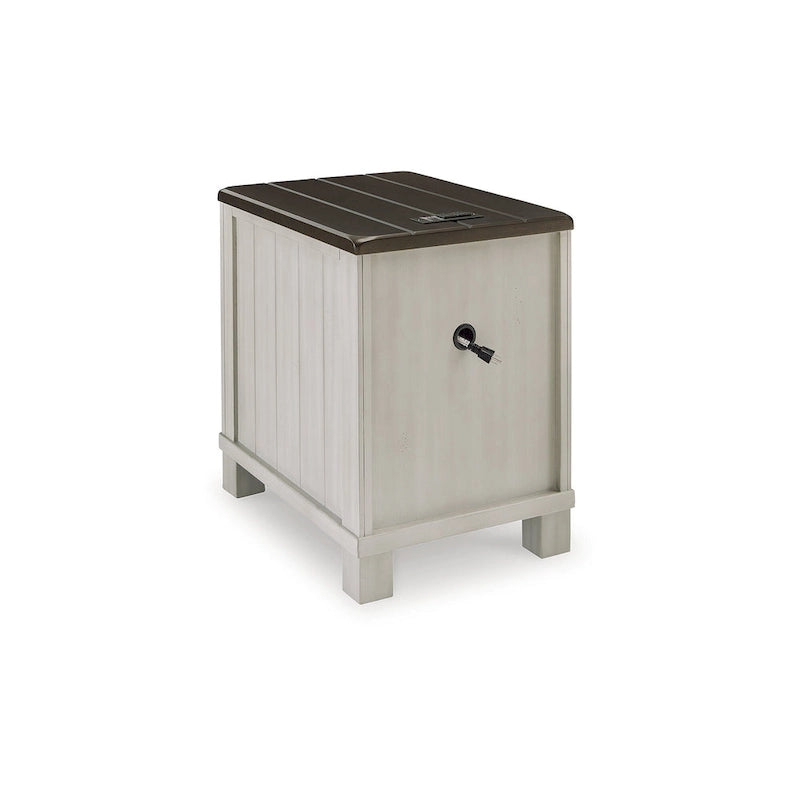 Signature Design by Ashley Darborn Gray/Brown Chairside End Table - 17.75W x 24D x 24H