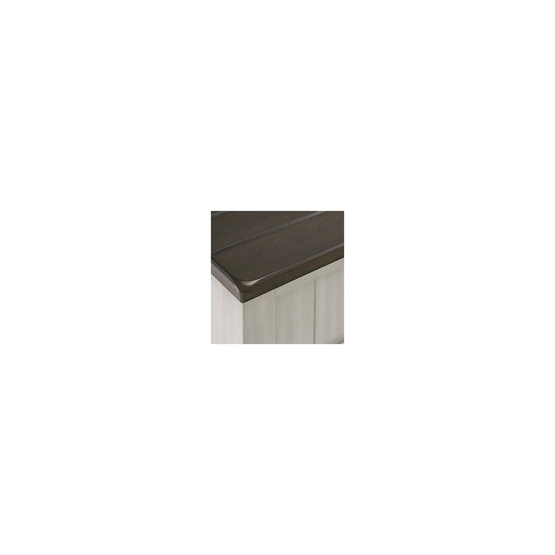 Signature Design by Ashley Darborn Gray/Brown Chairside End Table - 17.75W x 24D x 24H