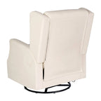 Wingback Manual Rocking Glider Recliner Chair with 360 Swivel