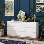 Makeup Table Chic Vanity Dresser Combo: Spacious Multi-Drawer Design