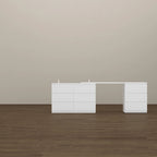 Makeup Table Chic Vanity Dresser Combo: Spacious Multi-Drawer Design