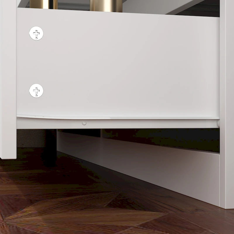 Makeup Table Chic Vanity Dresser Combo: Spacious Multi-Drawer Design