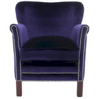 SAFAVIEH Corie Brown Club Chair - 26.6 x 28.9 x 29.3 - 27Wx29Dx29H