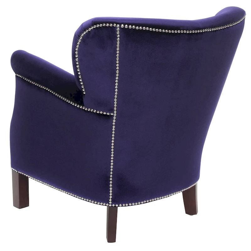SAFAVIEH Corie Brown Club Chair - 26.6 x 28.9 x 29.3 - 27Wx29Dx29H