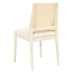 SAFAVIEH Sylva Rattan Cushion Dining Chair (Set of 2) - 19 W x 17.5 L x 32 H - 19Wx18Dx32H