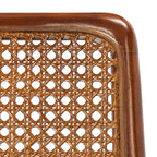 SAFAVIEH Sylva Rattan Cushion Dining Chair (Set of 2) - 19 W x 17.5 L x 32 H - 19Wx18Dx32H