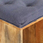 vidaXL Hall Bench 39.4x13.8x18.5 Solid Mango Wood