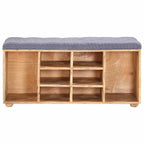 vidaXL Hall Bench 39.4x13.8x18.5 Solid Mango Wood