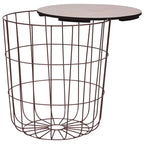 vidaXL Coffee Table Copper  15.6 MDF