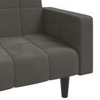 vidaXL 2-Seater Sofa Bed Upholstered Convertible Sleeper Sofa Couch Velvet - 86.6 x 33.3 x 27.2