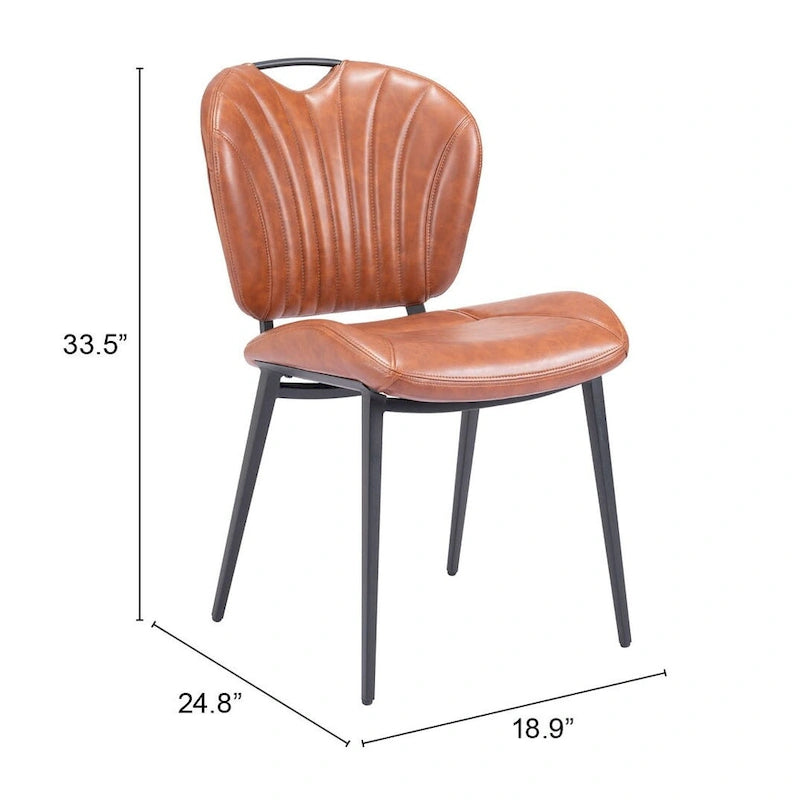 Terrence Dining Chair (Set of 2) - Product 1 (in) : 18.9 W x 24.8 D x 33.5 H