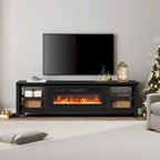 Classical 70 Inch TV Stand, TV Console Table for 75 Inch TV with LED