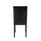 Porthos Home Nate PU Leather Upholstered Dining Chairs with Rubberwood Legs, Set of 4