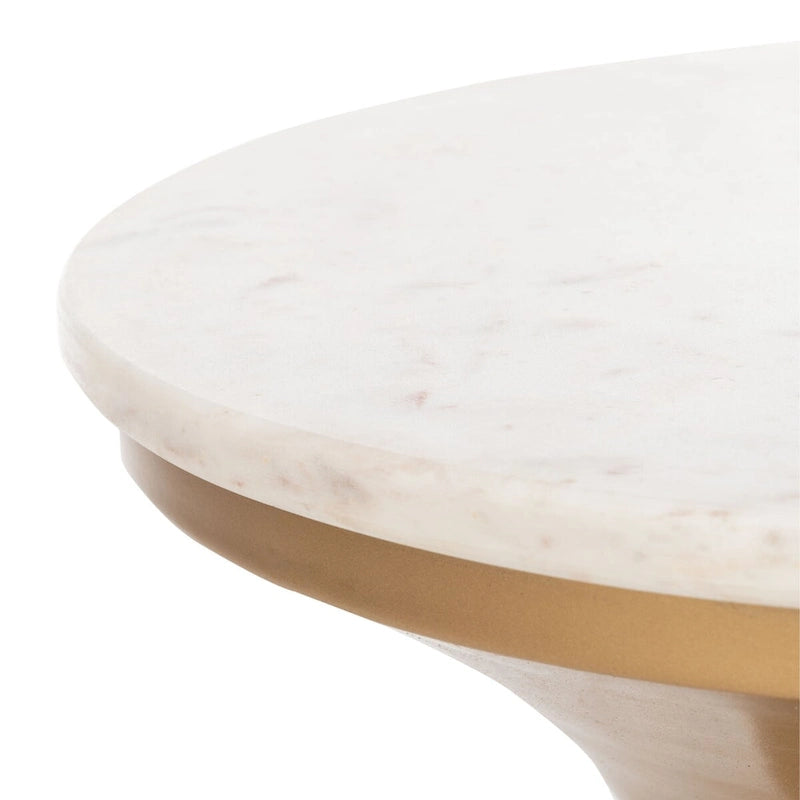 SAFAVIEH Nevada Pedestal End Table - 16 x 16 x 22 - 16Wx16Dx22H