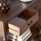 SAFAVIEH Henretta 2-Drawer Console Table - 35.5 W x 13 L x 29.5 H - 35.5 W x 13 L x 29.5 H - 36Wx13Dx30H