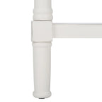 SAFAVIEH Philomene Distressed White 3-Drawer Console Table - 23.5 W x 13 L x 29.5 H - 24Wx13Dx30H