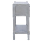 SAFAVIEH Philomene Distressed White 3-Drawer Console Table - 23.5 W x 13 L x 29.5 H - 24Wx13Dx30H