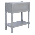 SAFAVIEH Philomene Distressed White 3-Drawer Console Table - 23.5 W x 13 L x 29.5 H - 24Wx13Dx30H